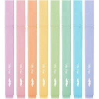 Mr. Pen- Aesthetic Highlighters, 8 pcs, Chisel Tip, Pastel Colors, Cute Highlighters Assorted Colors, Bible Highlighters and Pens No Bleed